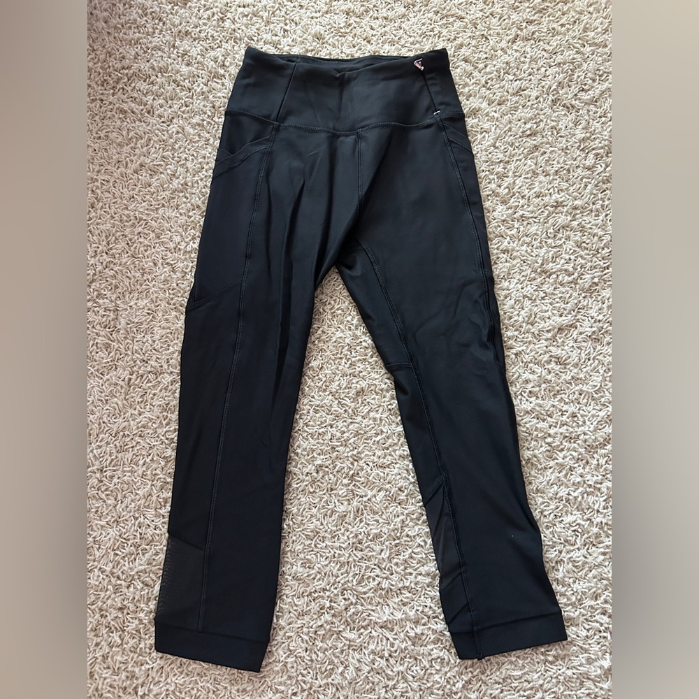 CALIA by Carrie Underwood Womens XS Black Cropped Legging